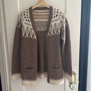 Vintage fair-isle Cardigan (fits like an oversized small)